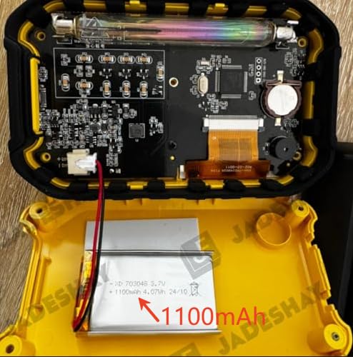 Jadeshay Geigerzähler Radioaktivität Geiger Counter Nuclear Radiation Detector Nuklearstrahlungsdetektor Personendosimeter Echtzeit-Überwachungsgerät mit LCD-Display