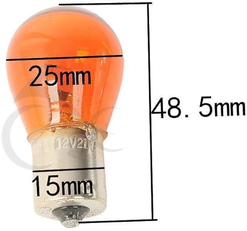xmt-moto ahumado Turn Signal Lentes ámbar bombillas Fit Harley Davidson Softail/Dyna 2000 & Up/Harley Davidson Sportsters 2002 & Up