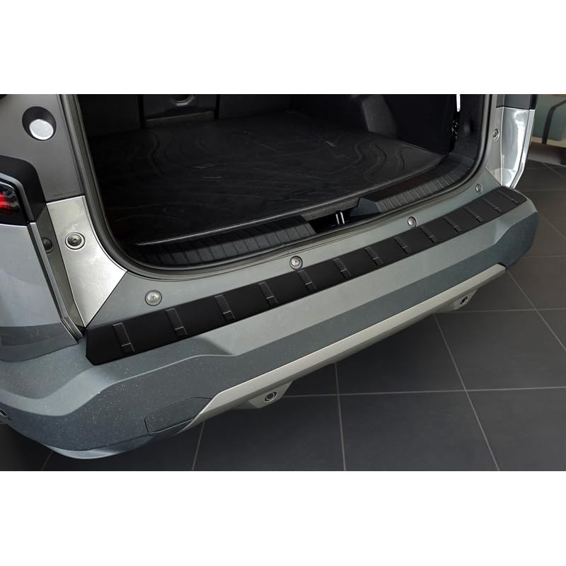 Protection de seuil arrière INOX Noir Mat Avisa Ribs compatible Dacia Bigster 2024