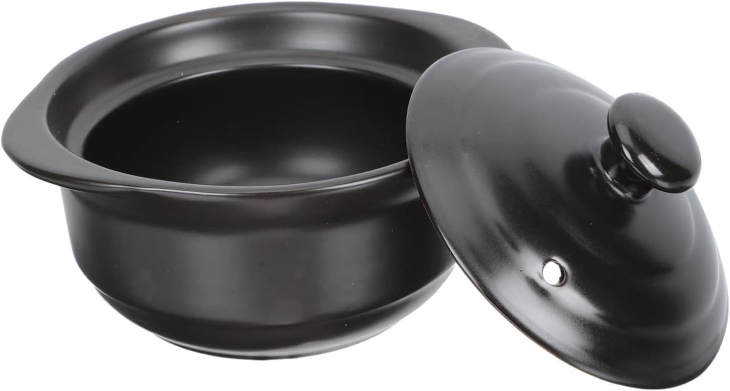 BKHsgDXJ Clay pots for cooking, with Lid Casserole Stew Pan Steaming Stock Pot Heat- Resistant for Braised Chicken Rice Claypot