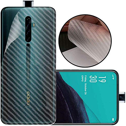 Image of Compatible with Oppo Reno 2Z Back Screen Protective Film Carbon Fiber Skin Transparent Screen Guard Sticker
