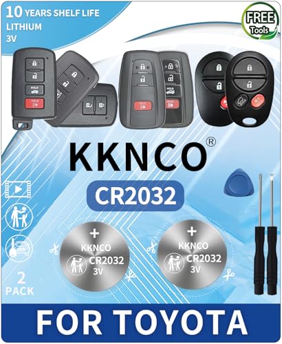 Car Key Fob Battery Replacement for Toyota RAV4 Camry Corolla