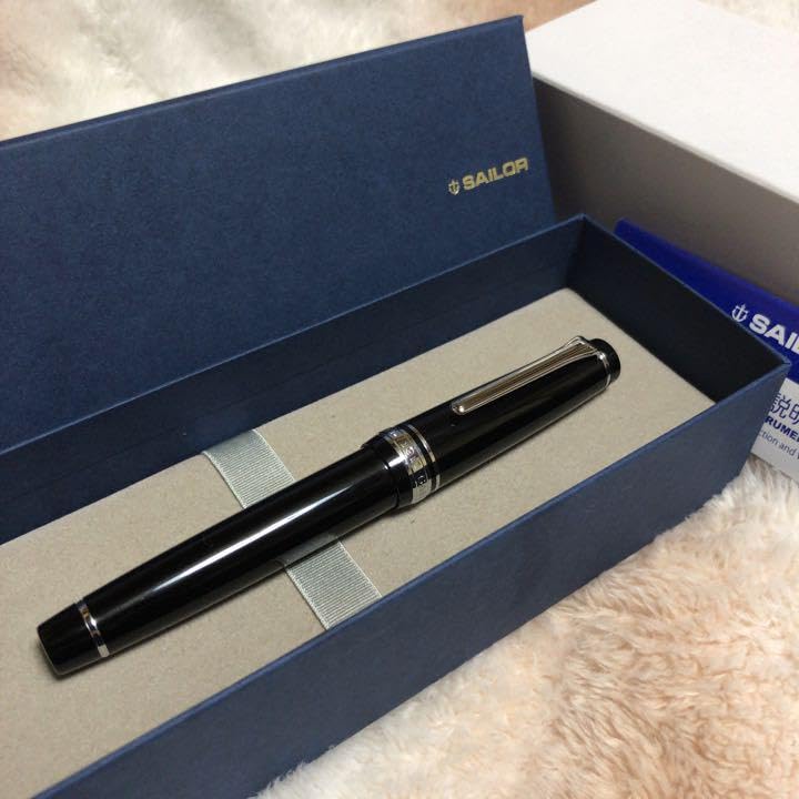 ☆未使用 セーラー プロフェッショナルギア 万年筆 銀 F 細字 ペン先21金☆ ☆未使用 セーラー プロフェッショナルギア 万年筆 銀 F 細字