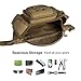 Piscifun Fishing Tackle Bag with Adjustable Waist Strap, Portable Multi-function Fanny Fishing Storage Pack, Khaki