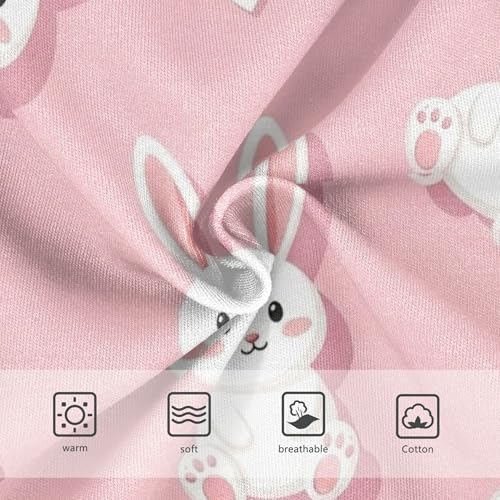 Fun Toddler Underwear Floral 2t Cotton Cute Panties Girl Cute Bunnies White Rabbits Pink Briefs Underpants3