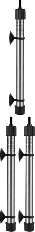 Resistência de Titânio para Aquário hygger HG-802 500 W, Peças de Reposição com Ventosas, Pacote com 3