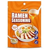 Gluten Free Ramen Seasoning Powder (Chicken Flavor) Low Sodium Instant Ramen Noodle Seasoning, Big Packets Ramen Broth, Rich Vegan Soup Powder with No Artificial Flavors, 48 Serving