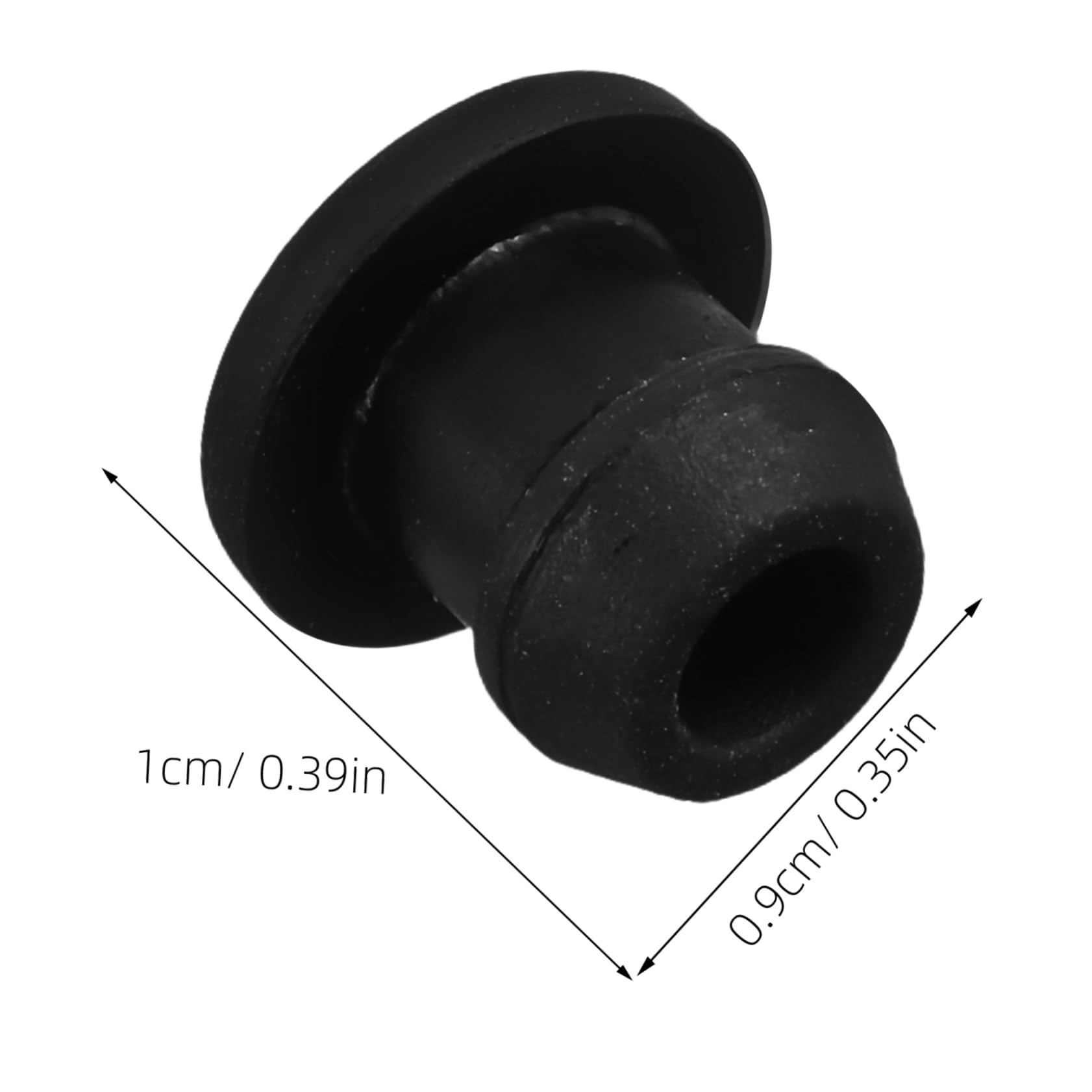 Alipis 20Pcs Silicone Hole Plugs End Caps for Kitchen Wall Panels Black Silicone Stoppers for Leak Prevention and Sealing Needs