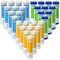 Express Water – 5 Year Reverse Osmosis System Replacement Filter Set – 30 Filters, Carbon GAC, ACB, Sediment SED Filters – 10 inch Size Water Filters