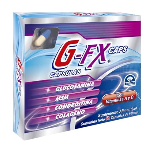 Vitamínicos, G-FX 60 CAPS 500 MG GLUCOSAMINA;CONDROITINA