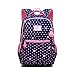 FANDARE Kinderrucksack Rucksack Mädchen Schulrucksack Damen Rucksack Kinder Schultasche für Schüler Outdoor Reise Daypacks Kindergartentasche mit Brustgurt wasserdicht Polyester Dunkelblau
