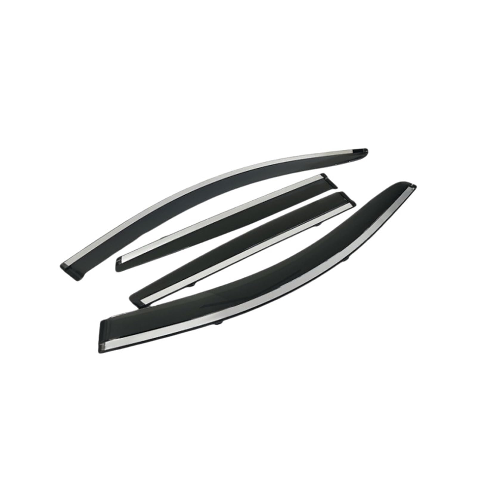 Deflector Viento ventanilla para Qashqai 2008-2025 Viseras De Ventana Protector contra La Lluvia Deflector Ventilación Lateral Weathershield Moldura Accesorios Estilo Coche(2023-2025)