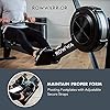 Row Warrior Air Rowing Machine | Foldable Gym-Quality Row Machine | 10- Damper Levels Cardio Machine for Full-Body Workout | Rowing Machine for Home Use with LED-Monitor | Rower Machine for Home Gym