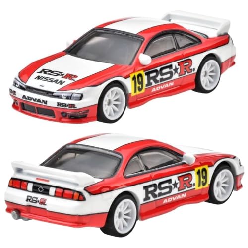 Hot Wheels 2-Pack Nissan 240SX y Silvia 1:64 miniatura 2