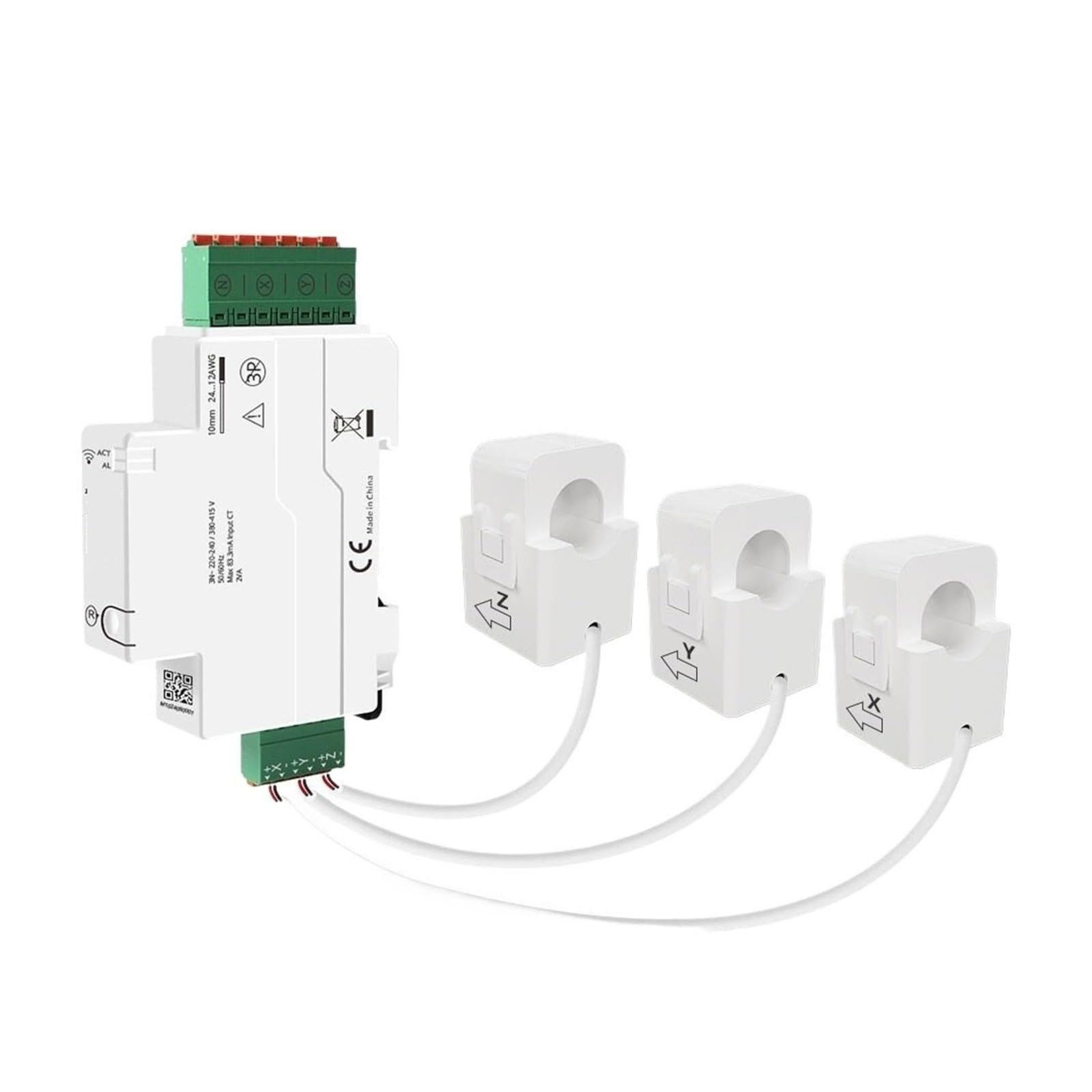 120A RS485 Energiezähler 3-Phasen-Leistungsmonitor
