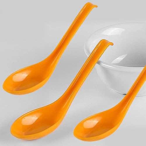 Miniatura 7 de 6 cucharas de arroz cucharas de sopa asiáticas cucharas de sopa chinas Won Ton para cocina y hogar