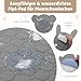 Wiederverwendbare PIPI Pads für Meerschweinchen, waschbar und super saugfähige Unterlagen, Kleintiermatten für Kaninchen, Hamster, Welpen