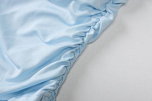 Vestido feminino sem mangas frente única vazado bodycon verão, Azul, G