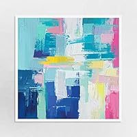 SIGNWIN Framed Canvas Wall Art Colorful Painting Canvas Prints Home Artwork Decoration for Living Room,Bedroom - 16