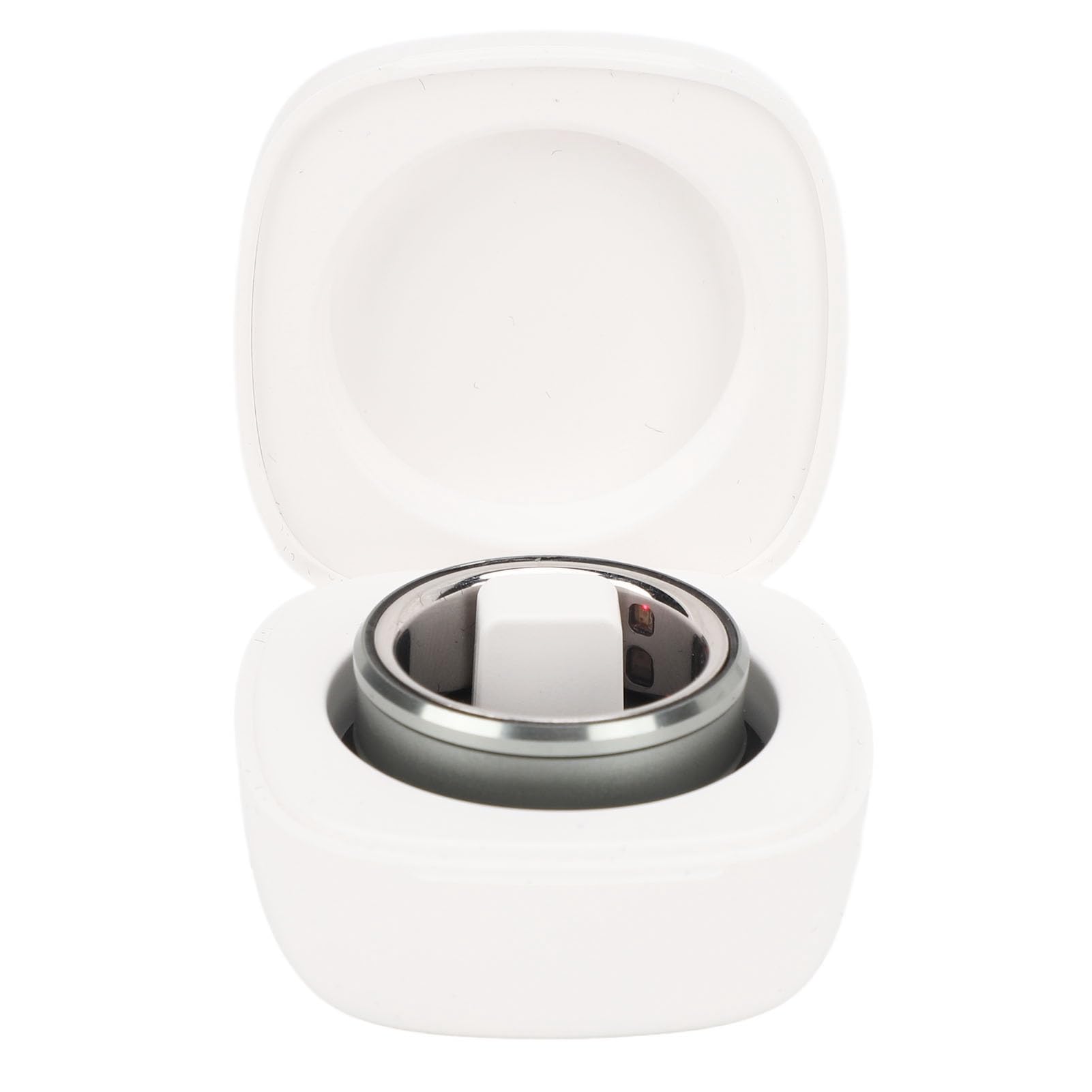 Smart Ring Health Tracker, Podómetro de Anillo de Salud Inteligente Práctico y Ligero con Estuche de Carga para Regalo de Cumpleaños de Mujer