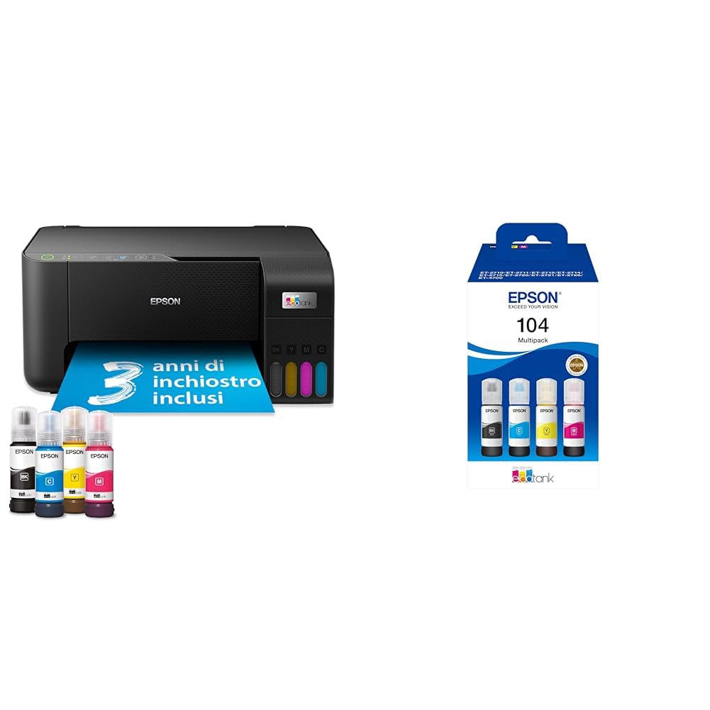 Epson EcoTank ET-2862 avec Un Multipack supplémentaire