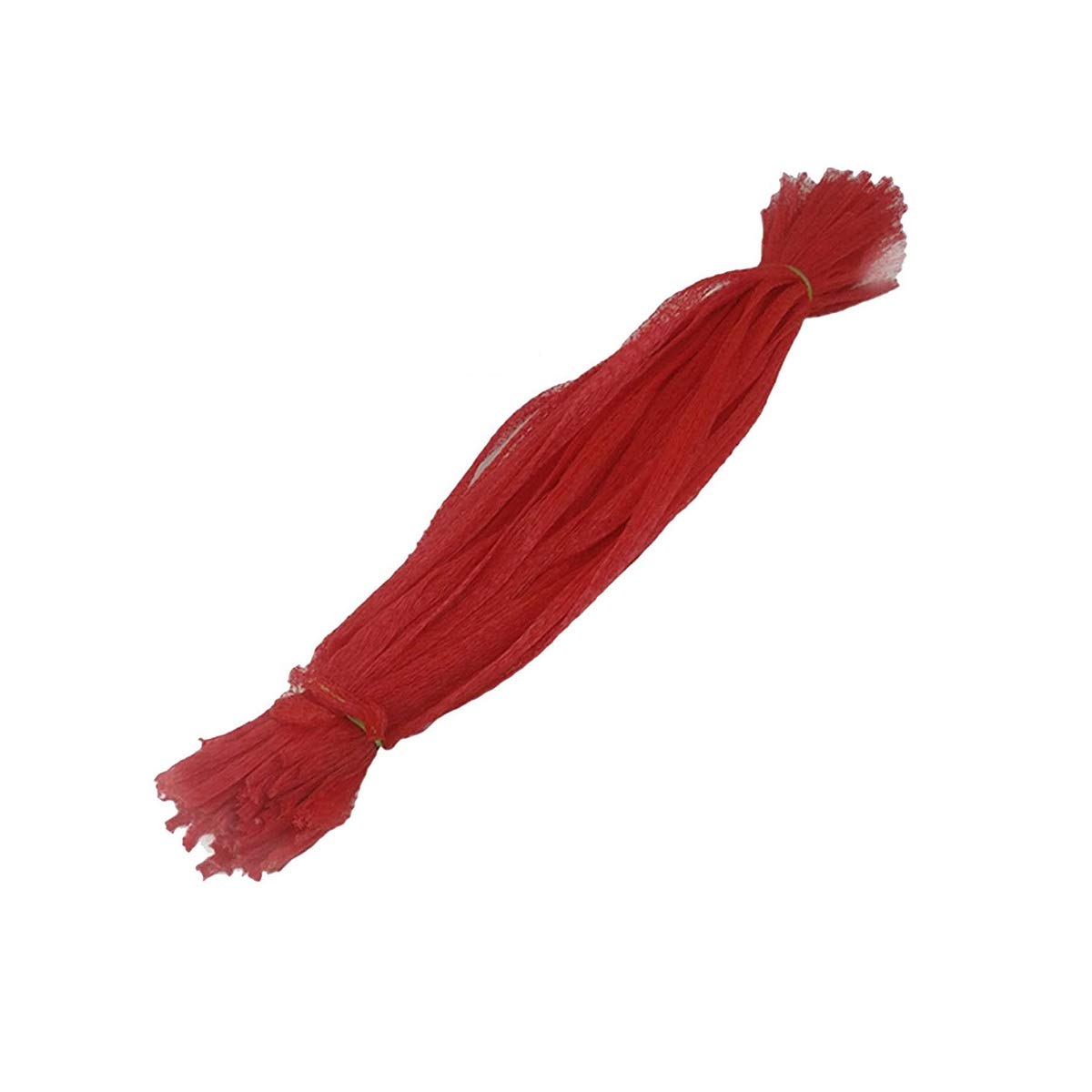Shiyi 100Pcs 24'' Reusable Nylon Mesh Net Produce Grocery Toys Fruits Vegetables Storage Poly Bags, Seafood Bag(red)