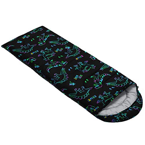 Image of QOOMO Camping Sleeping Bags,3 Season Warm & Cool Weather,Lightweight,Waterproof Sleeping Bags for Adults & Kids,Traveling,and Outdoors,Camping Gear Equipment