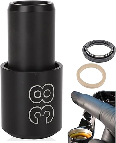 Herramienta de instalación de sello de polvo de 1.496 in, guía de limpiaparabrisas de polvo, compatible con Fox 38 Rockshox Domain Zeb Fork