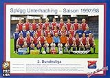 spvgg unterhaching stadion  Mannschaftskarte SpVgg Unterhaching 2. Bundesliga 97/98