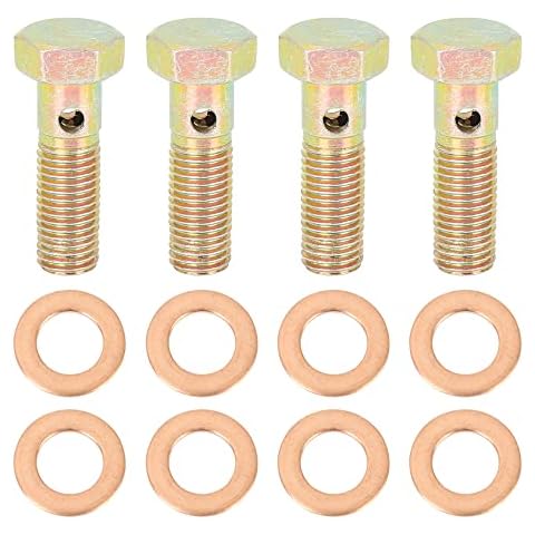 X AUTOHAUX 4 Juegos 30mm Pernos Freno Montaje Adaptador Cover
