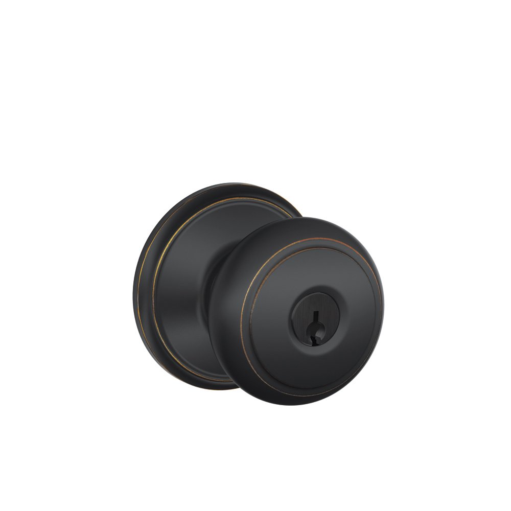 SCHLAGE Andover Knob - Keyed Entry Lock -1
