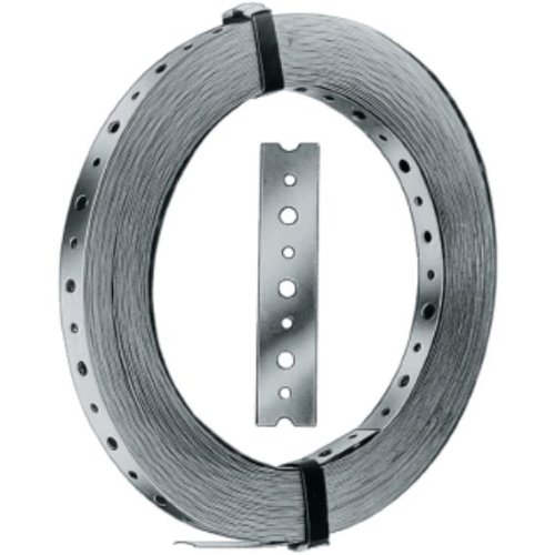 Feuillard perforé galvanisé Simson BAN102025 pour fixation de charpente