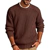 PJ PAUL JONES Mens Sweater Crewneck Knit Sweaters Casual Textured Pullover Sweater