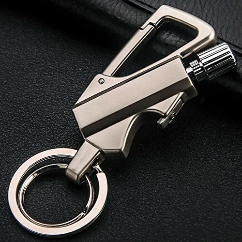 Packcy Multi-Function Petrol Lighter with Bottle Opener & Key Ring - Image 2