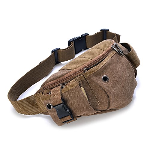 Uomo Casual Ciclismo Marsupio Cerniera Correre Bum...