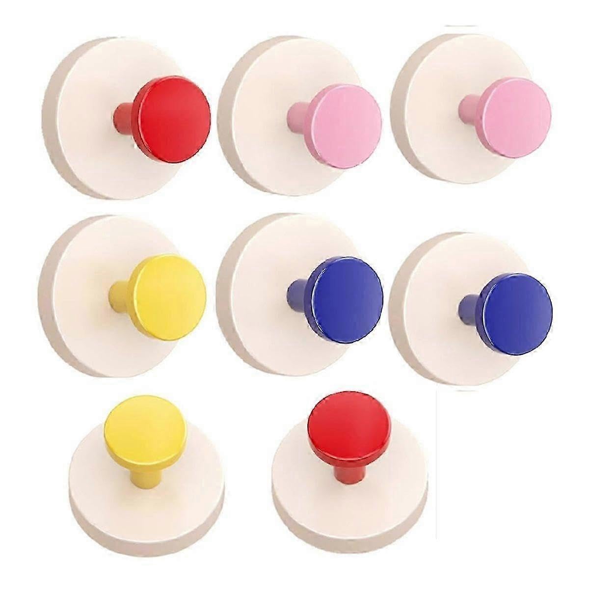 JOYHAPPST Suction Cup Hangers for Front Door, Heavy Duty Hooks, No-Drill Installation,