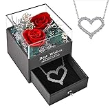 🌹🎁Rosas Reales: Elaboradas con 100% rosas frescas reales, conservadas con una técnica muy especial, pueden durar hasta 3-5 años sin riego ni mantenimiento. Evite la luz solar directa, la alta humedad y los lugares polvorientos.