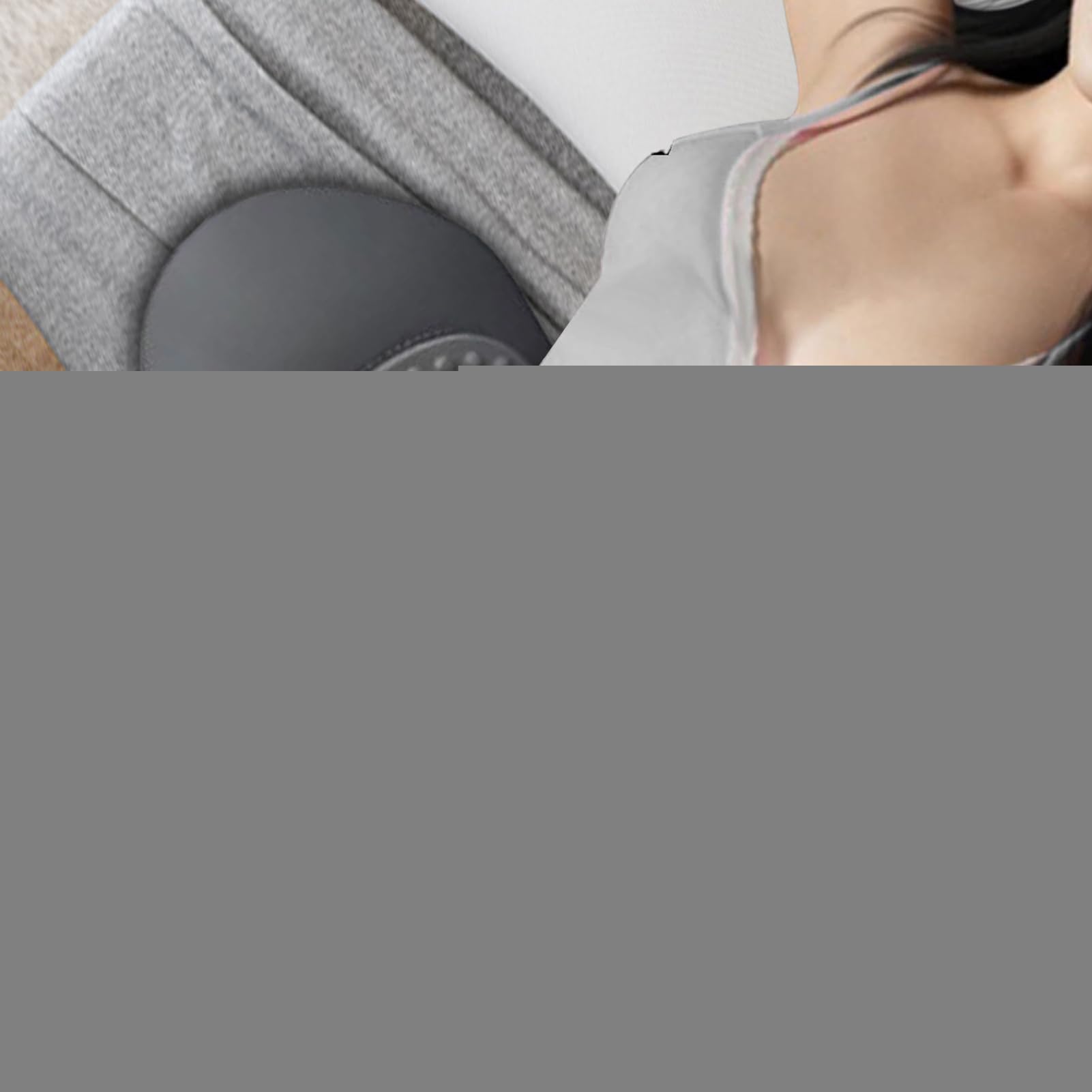 Cuscino Di Supporto Lombare Con Massaggiatore Memory Foam Riscaldante
