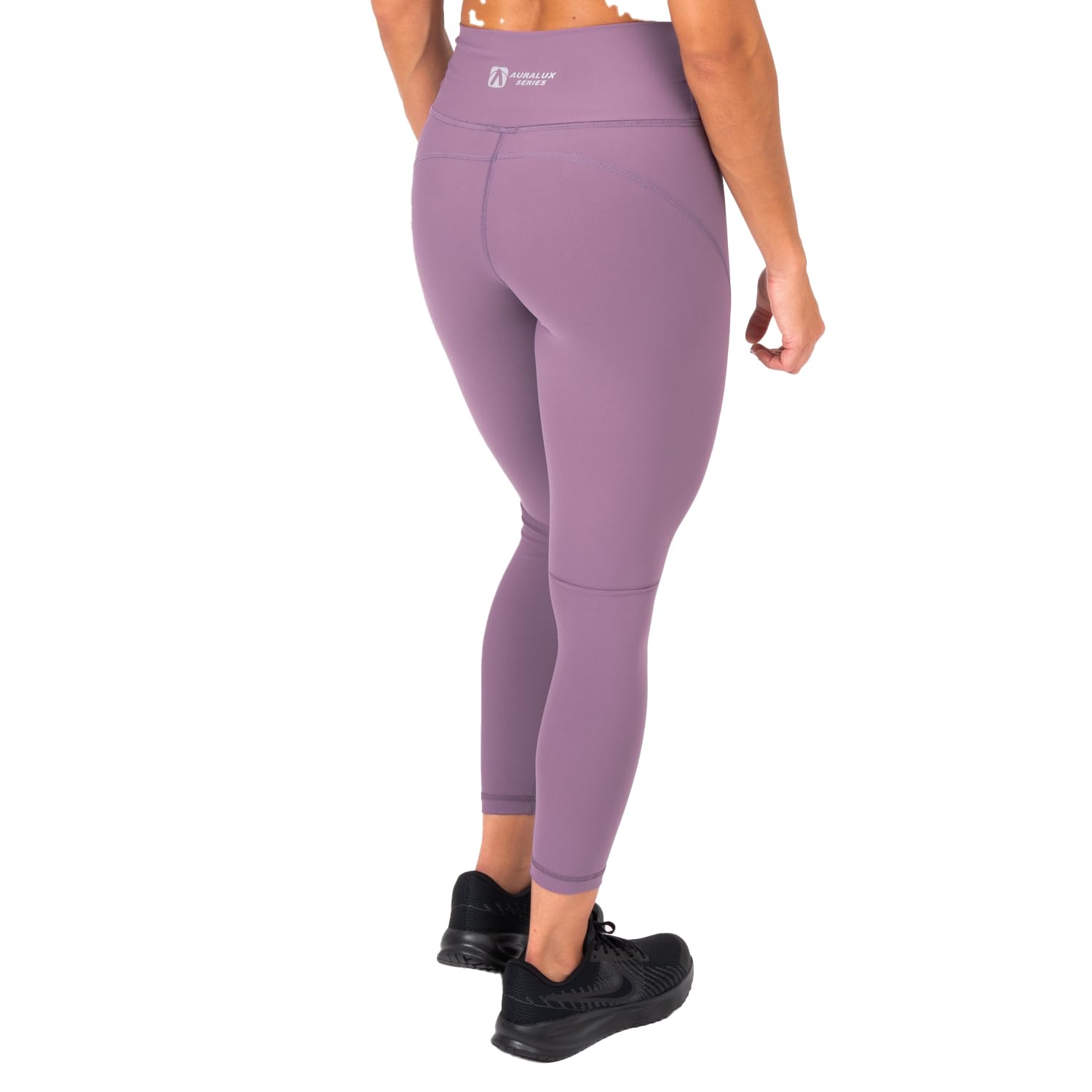 Mallas Deporte Mujer, Largas AuraLux II Tights Core Light Tyrian, de Cintura Alta, con Lycra AuraLux, Gran Adaptación al Cuerpo, Costura Plana y sin Roces