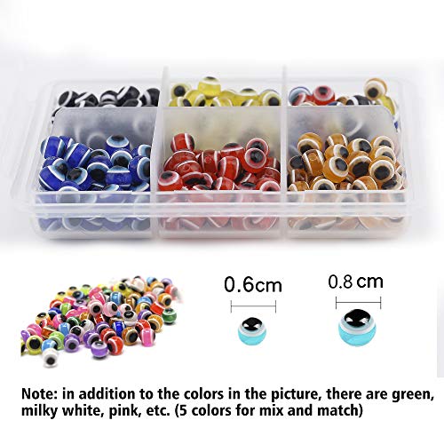 FREE FISHER 6MM Fishing Beads Assorted,Fishing Bead Bait Eggs Kits, Mix Color Luminous Glow Fishing Beads,Fishing Lures Fishing Tackle Tools Egg for Rig