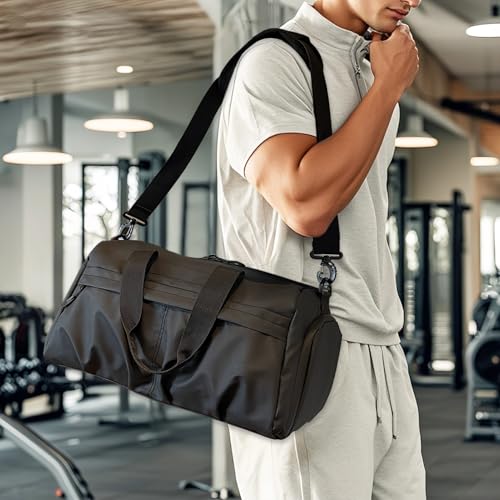 Duffle Bag for Travel and Sport - Gym Bags for Men with Shoe Compartment, Weekender Bags for Women to Carry On2