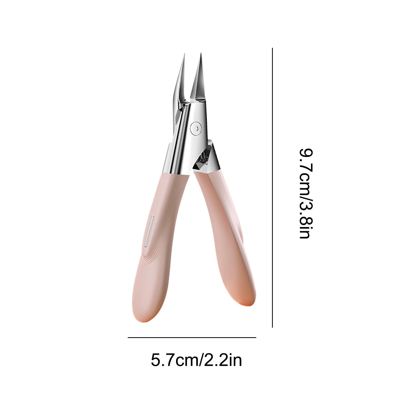 Abgewinkelte Nagelknipser Edelstahl Präzision Ergonomischer Schneider | Ergonomische Zangen Für Dicke Nägel Für Damen Fuß Hand Verdickte Nagelhaut Maniküre Pediküre