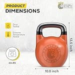 Kettlebell Kings Competition Kettlebells Weight (35mm handle) 8-48 KG | Hand weights Workout Gym Equipment & Strength training sets for Women & Men for Home Gym | Suitable for High Repetition Workouts - Image 2