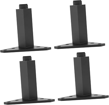 UKCOCO 4Pcs Adjustable Furniture Legs for Bathroom Cabinet Sofa Tv Cabinet Support Feet for Easy Installation and Strong Loading Capacity