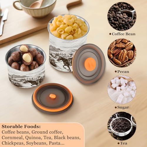 Recipiente hermético ATTX para café acero inoxidable 30oz miniatura 5