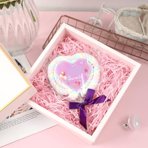 KINGLAKE 200m Naturbast Bastband, Bast Geschenkband Natur, Bast Band zum Basteln, Bastelbast Papierband, Packschnur Papier für Handwerkliche Geschenkverpackung Hochzeit Valentinstag-Rosa