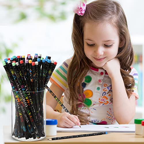Lápices motivacionales Pasimy 240 piezas con borrador miniatura 6
