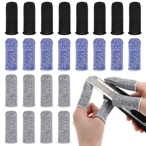 YBEATY 24PCS Finger Cut Resistant Protector Gloves