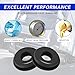 ijuicy 20 PCS Car Glad Hand Seals, Elastic Thickened Rubber Glad Hands Grommets Rubber Rings, Gladhand Seals Replacement Accessories, for Most Cars, TrailersTractors, Semi Trucks (Black)
