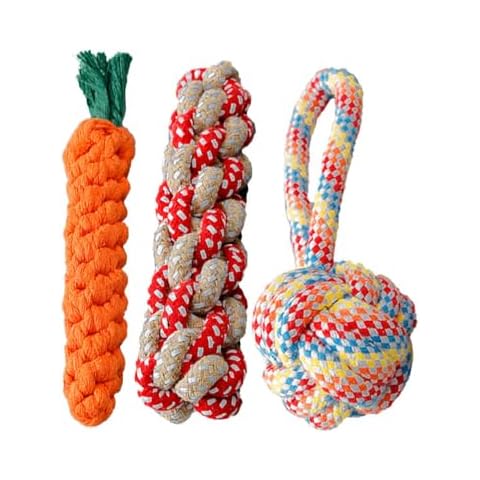 Wefine Natural Cotton Rope Dog Toys Cover